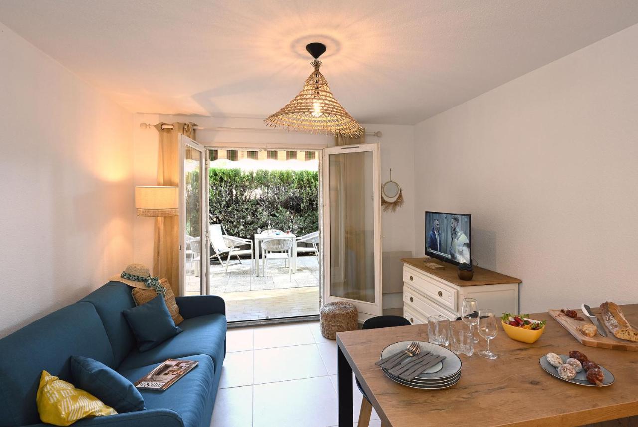 Agréable studio 2/4 pers au calme avec rez-de-jardin Bandol Exterior foto