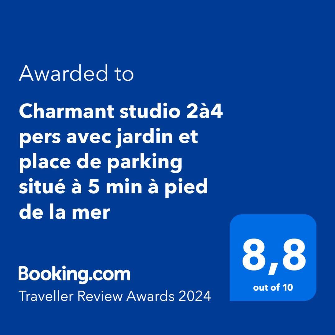 Agréable studio 2/4 pers au calme avec rez-de-jardin Bandol Exterior foto